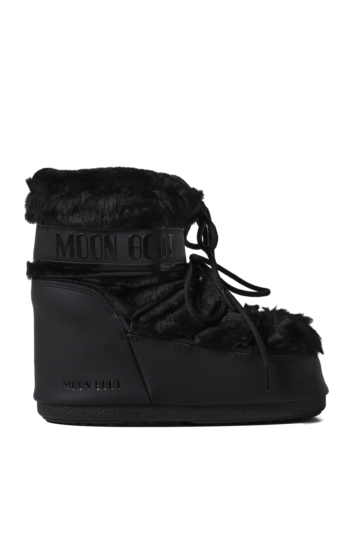 MB ICON LOW FAUX FUR / BLK