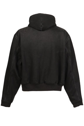 DENIM WORKWEAR BOMBER JACKET / BLK