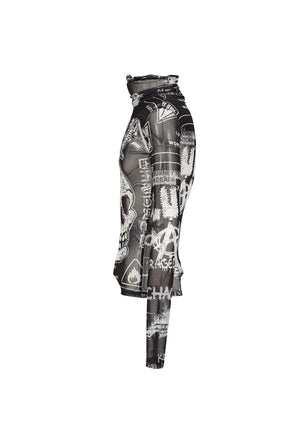 MASKED MESH TOP / PUNK FLYER