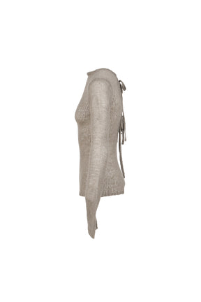 BEAM CARDIGAN  / DARK STONE