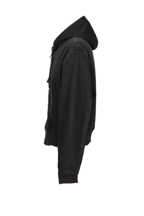 DENIM WORKWEAR BOMBER JACKET / BLK