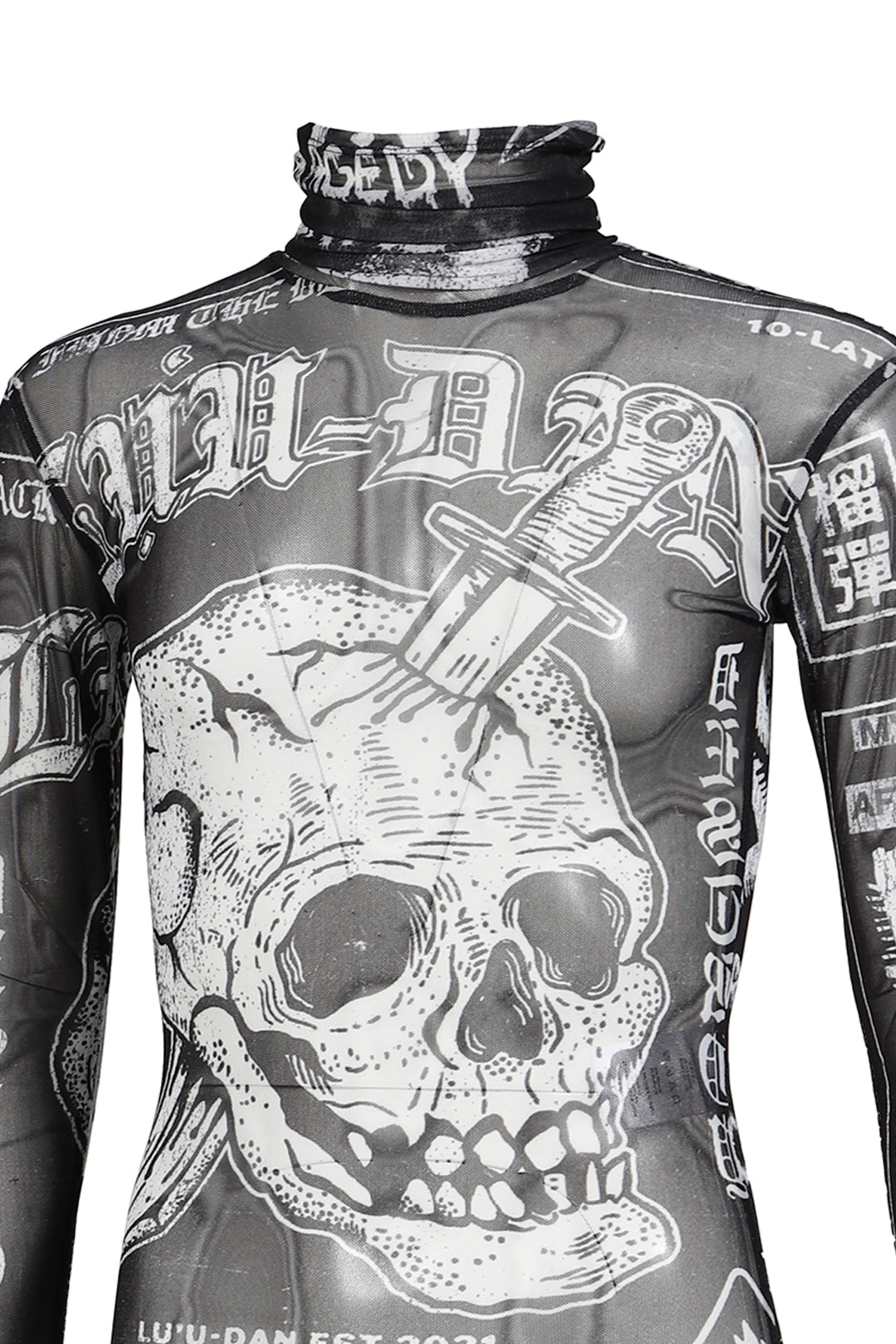 MASKED MESH TOP / PUNK FLYER