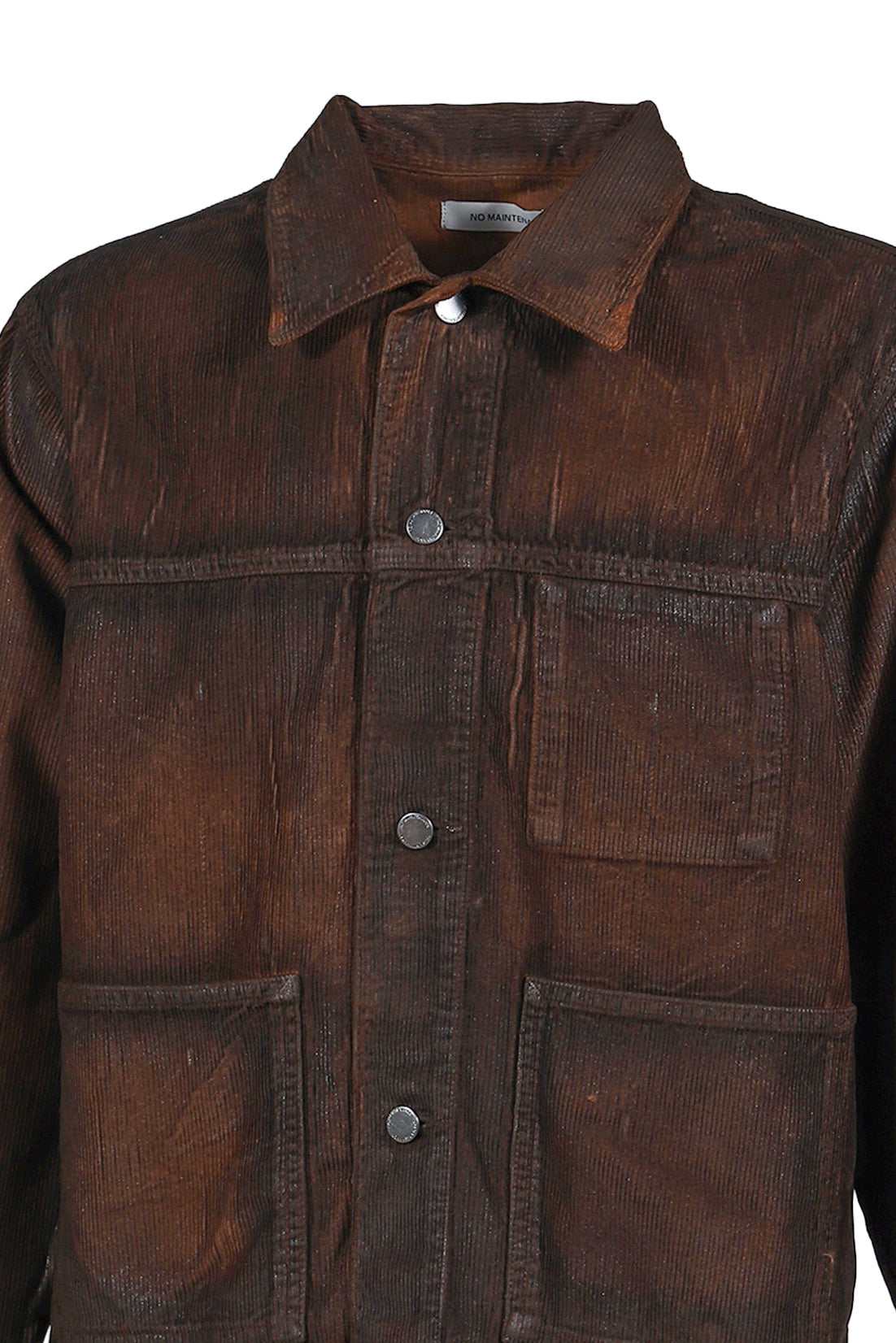 NO MAINTENANCE FW25 TORAI WAXED CORDUROY JACKET / BRW - NUBIAN