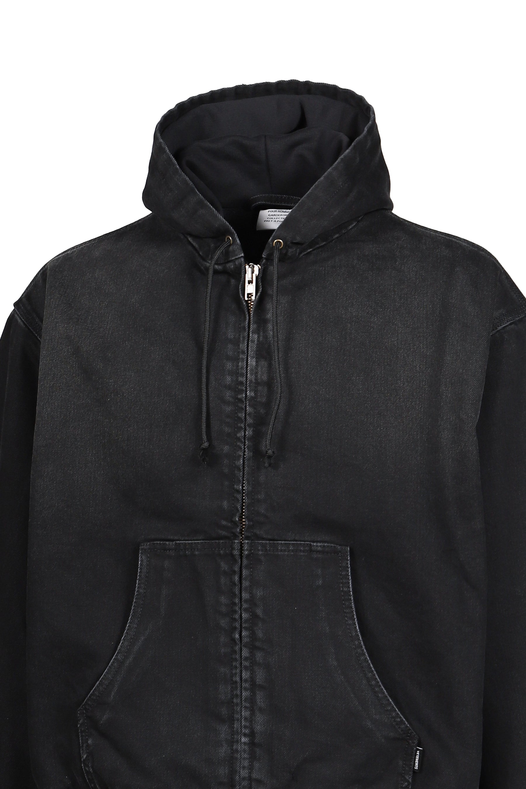 DENIM WORKWEAR BOMBER JACKET / BLK