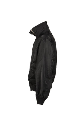 NYLON TWILL REVERSIBLE BLOUSON / BLK