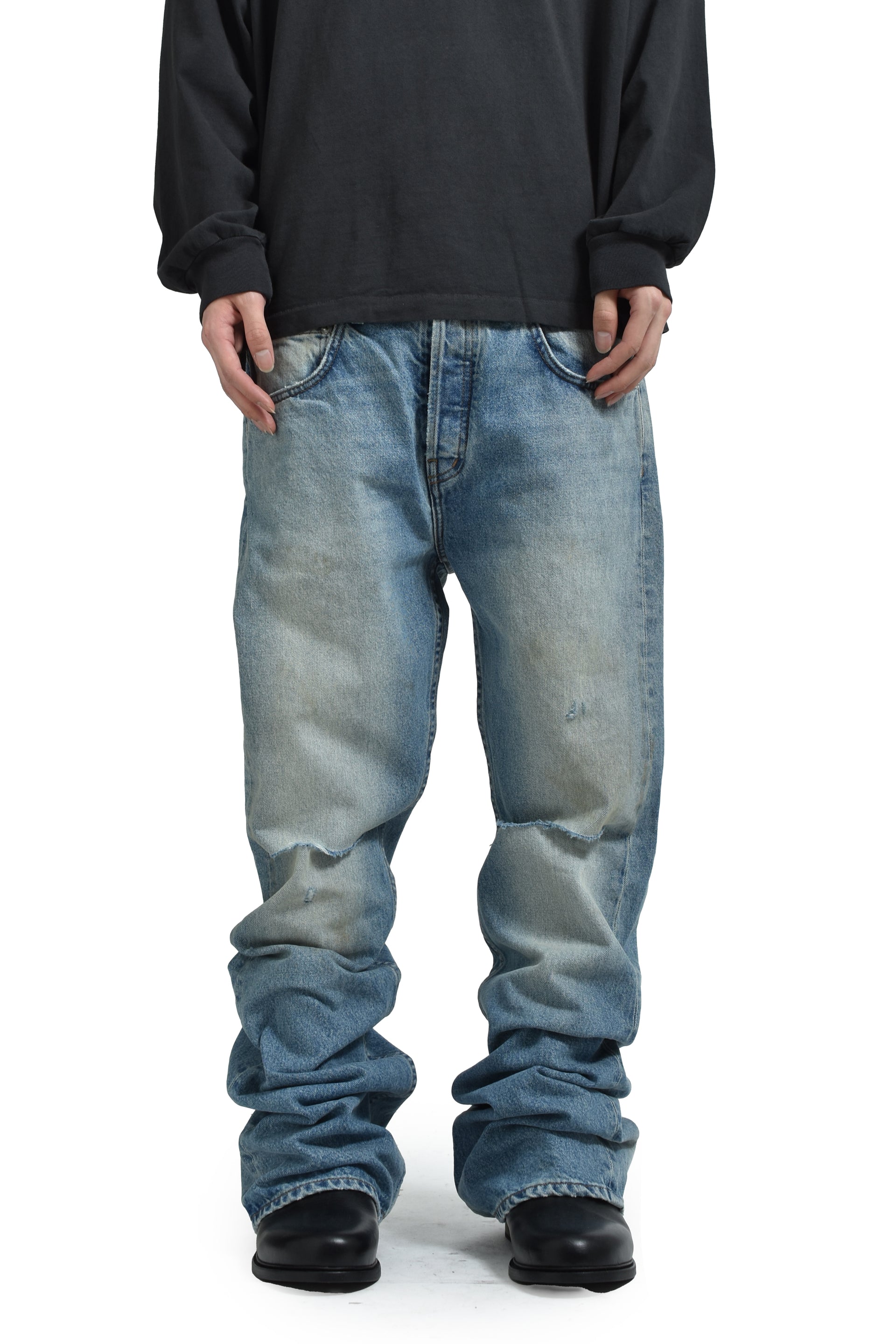 WIDER FLARE LEG JEANS / L.BLU WASH