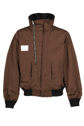 NYLON TWILL REVERSIBLE BLOUSON / BLK