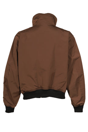 NYLON TWILL REVERSIBLE BLOUSON / BLK