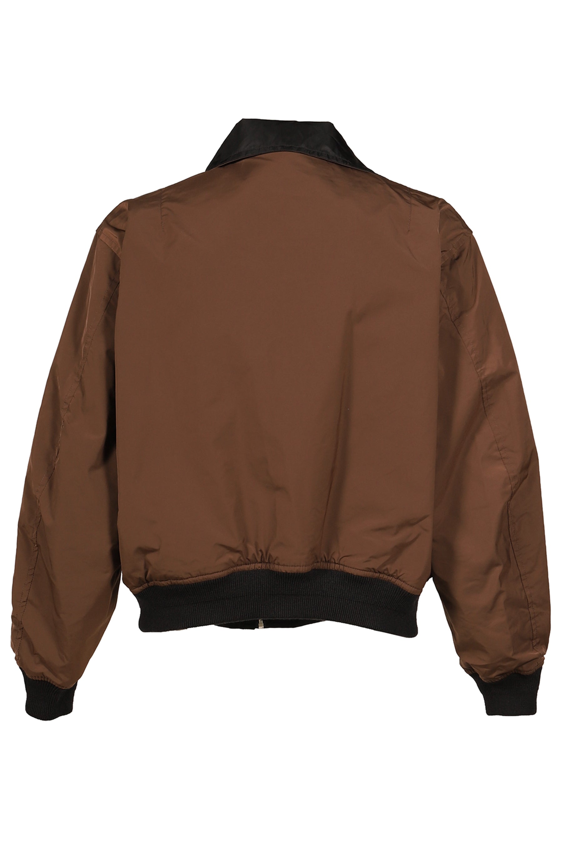 NYLON TWILL REVERSIBLE BLOUSON / BLK