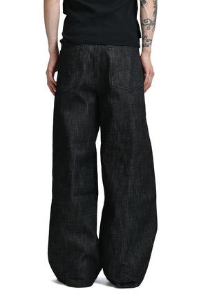 RAW DENIM JAPANESE LOOSE FIT / BLK