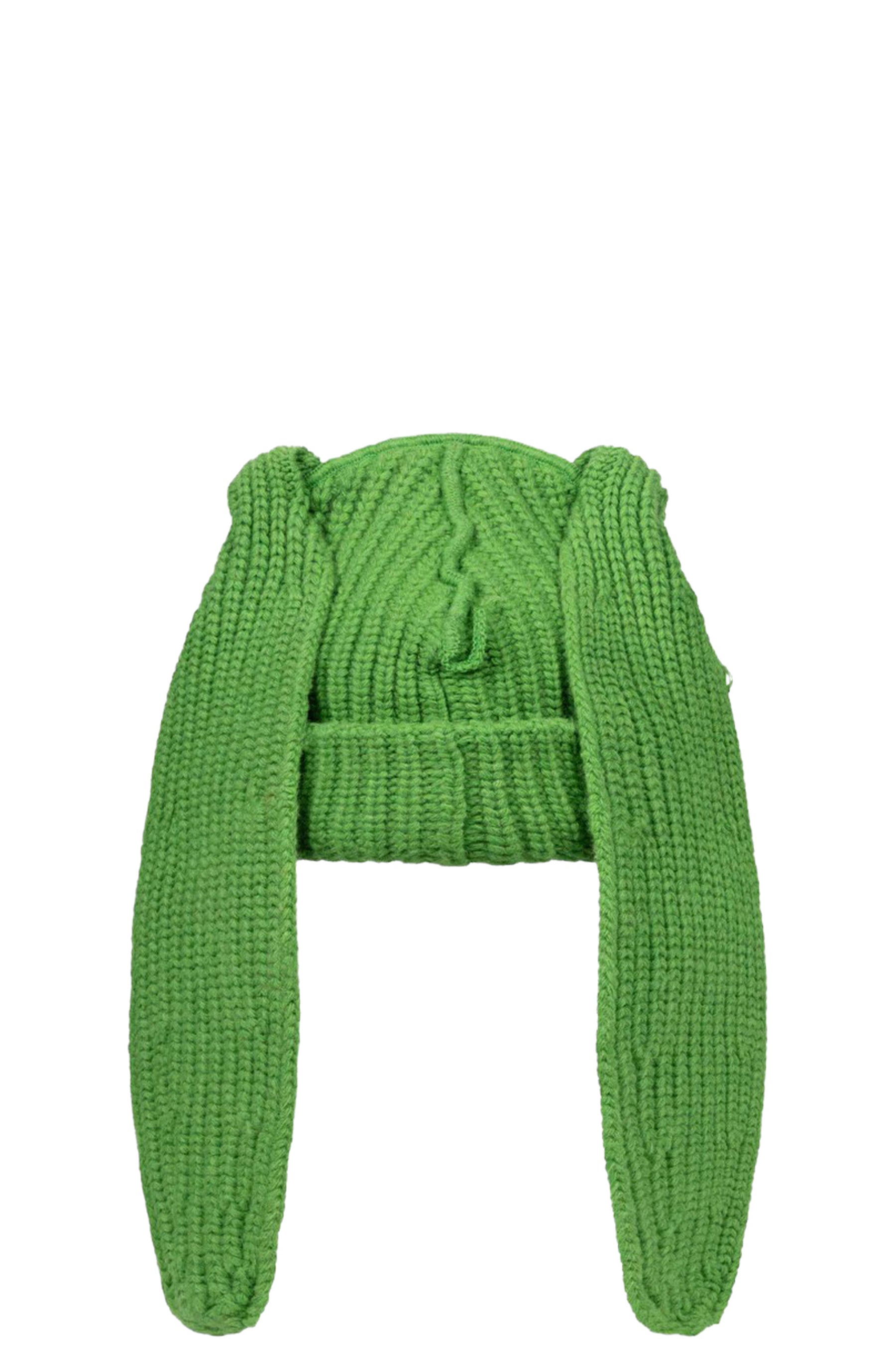 CHUNKY RABBIT BEANIE / GREEN