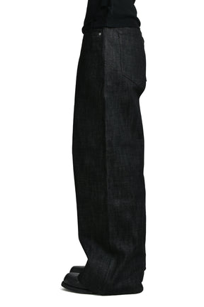 RAW DENIM JAPANESE LOOSE FIT / BLK