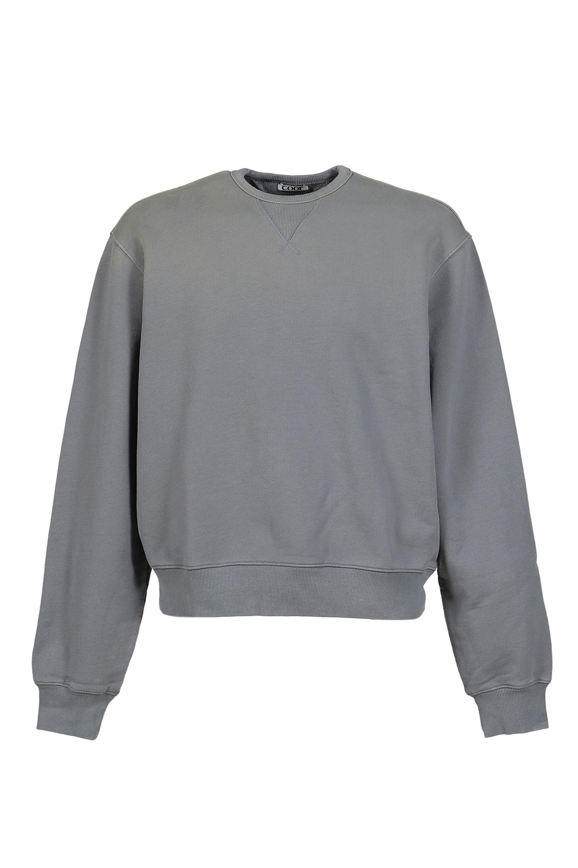 PANELLED CREWNECK SWEATSHIRT / VINTAGE BLU