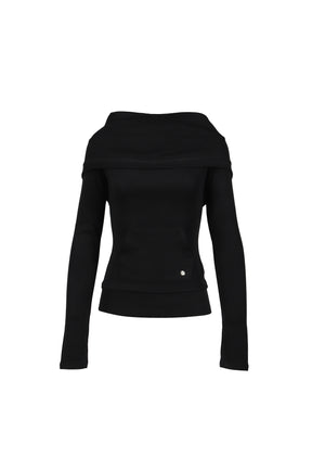 SOFT COWL HOOD T / BLK