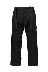 PLEATED WIDE PANTS / BLK