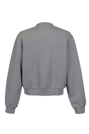 PANELLED CREWNECK SWEATSHIRT / VINTAGE BLU