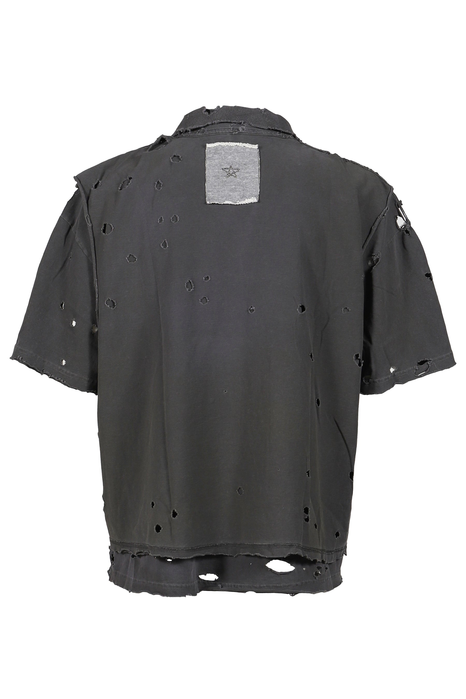 FRAT COLLARED MUSCLE T-SHIRT / WARM WARM BRUISE