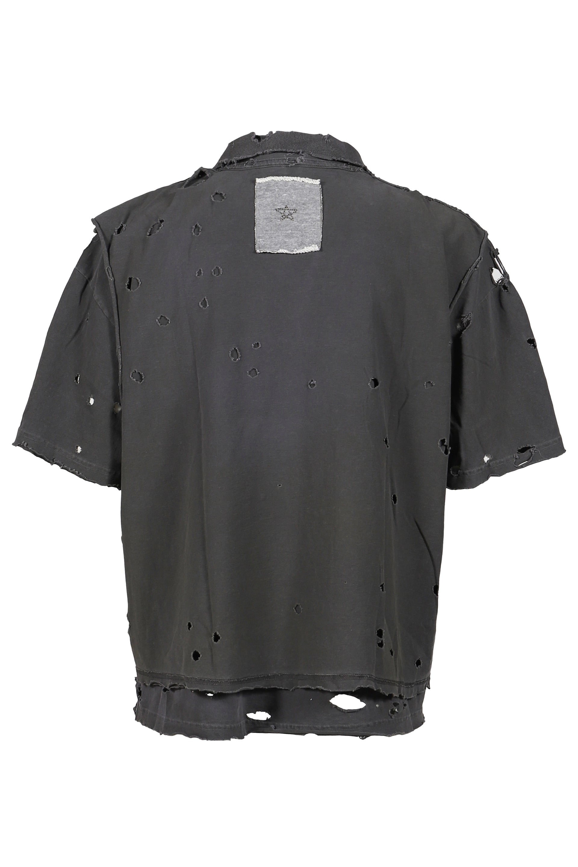 FRAT COLLARED MUSCLE T-SHIRT / WARM WARM BRUISE