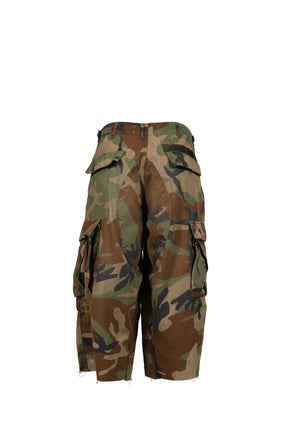 JOSHUA JAMAL JOSHUA JAMAL SS26 WOODLAND NBHD SHORTS / CAMO - NUBIAN