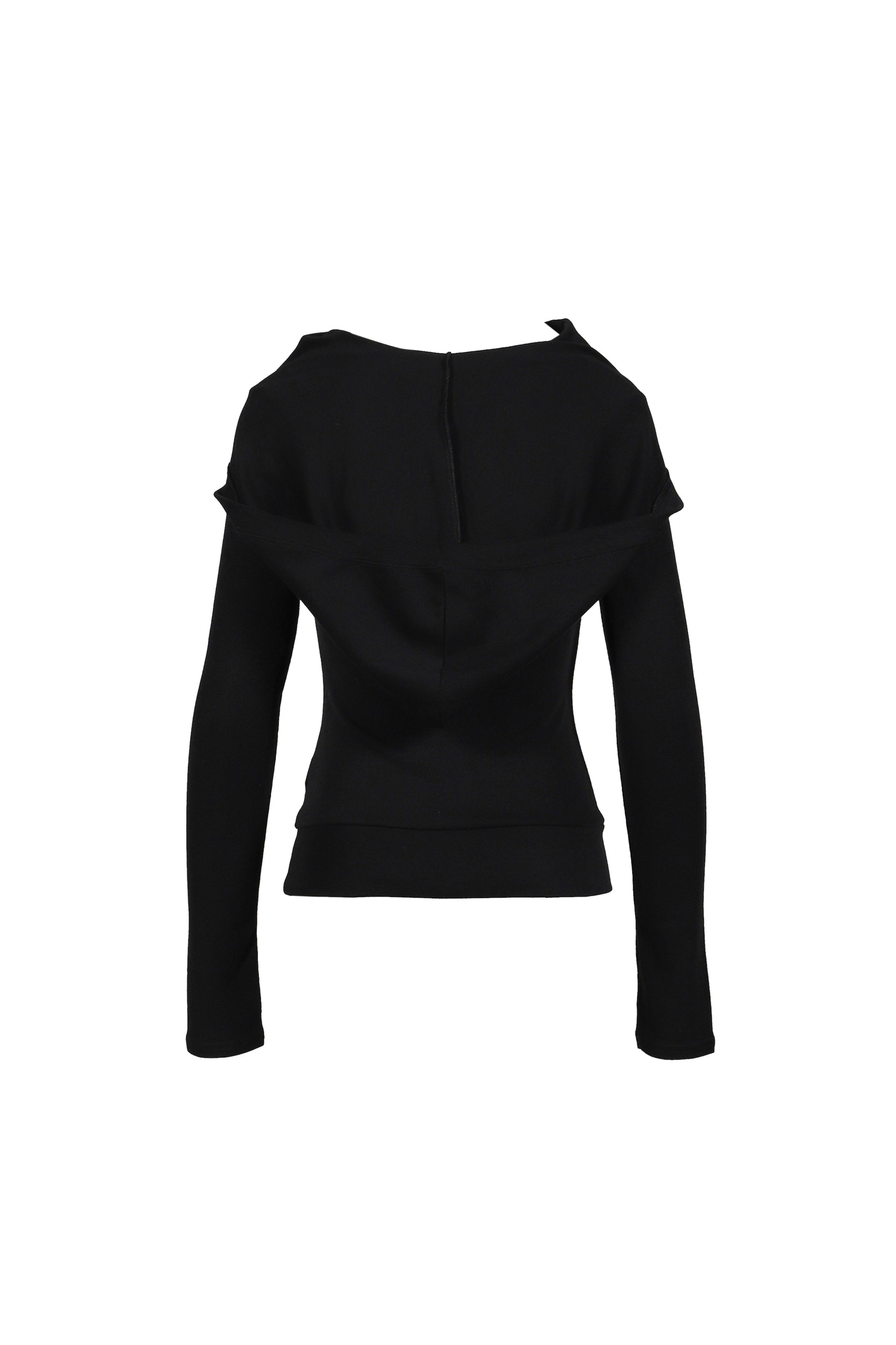 SOFT COWL HOOD T / BLK