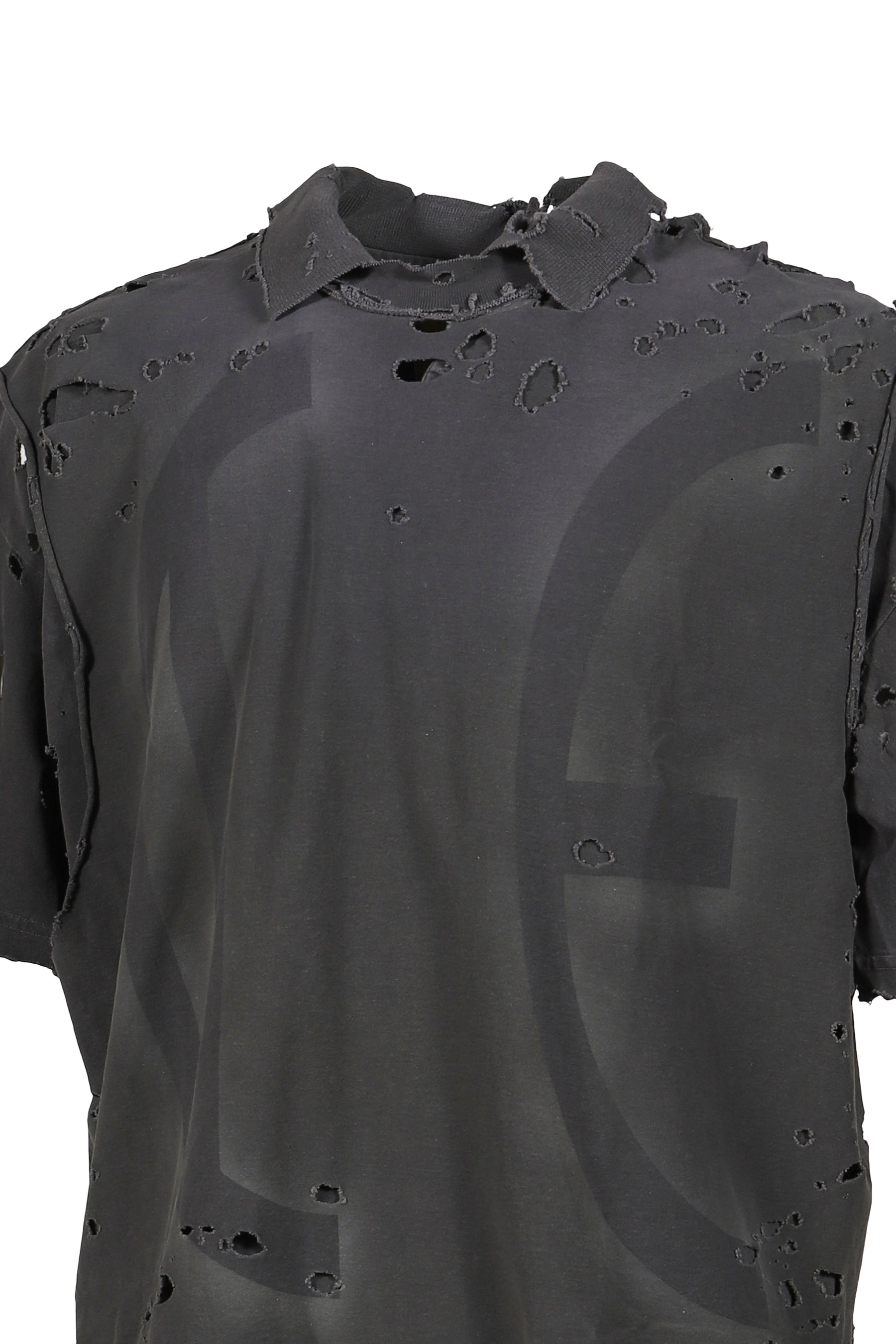 FRAT COLLARED MUSCLE T-SHIRT / WARM WARM BRUISE