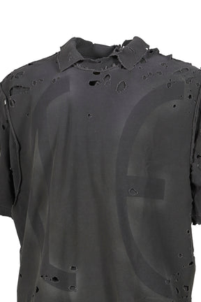 FRAT COLLARED MUSCLE T-SHIRT / WARM WARM BRUISE