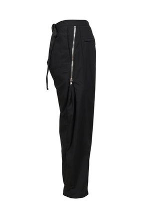 PLEATED WIDE PANTS / BLK