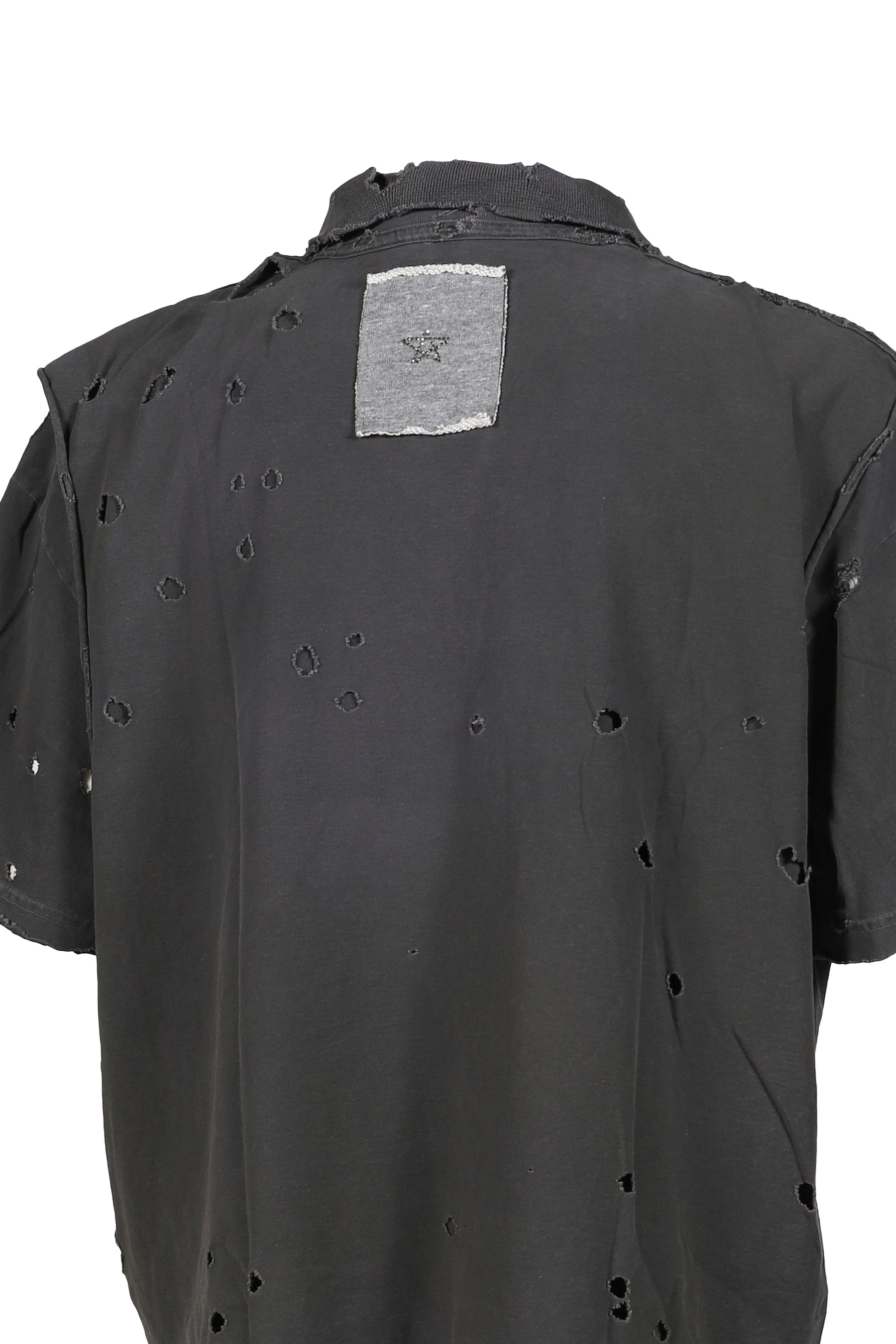 FRAT COLLARED MUSCLE T-SHIRT / WARM WARM BRUISE