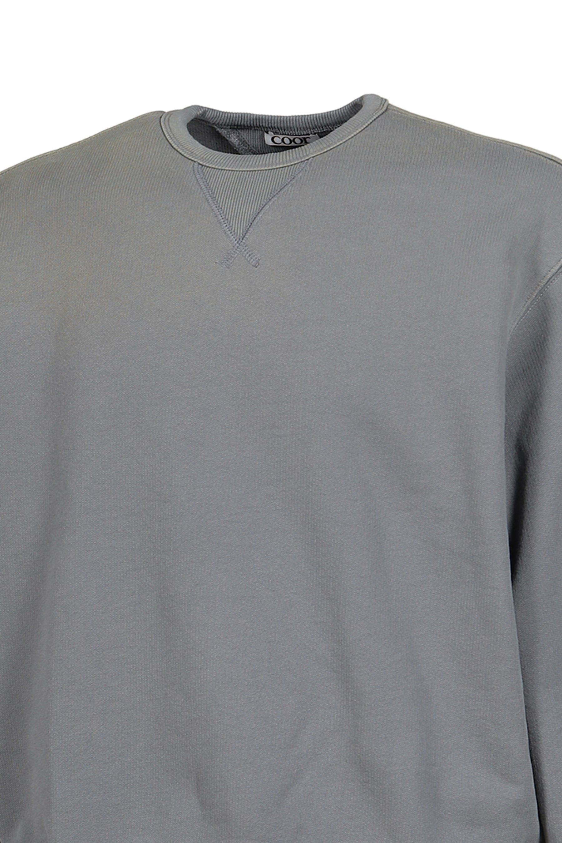 PANELLED CREWNECK SWEATSHIRT / VINTAGE BLU