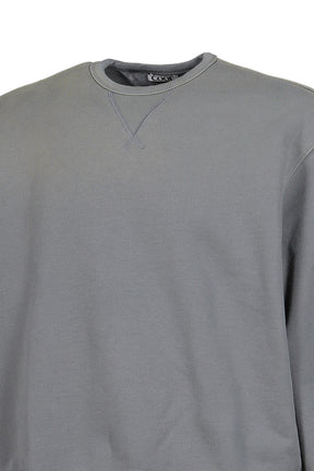 PANELLED CREWNECK SWEATSHIRT / VINTAGE BLU