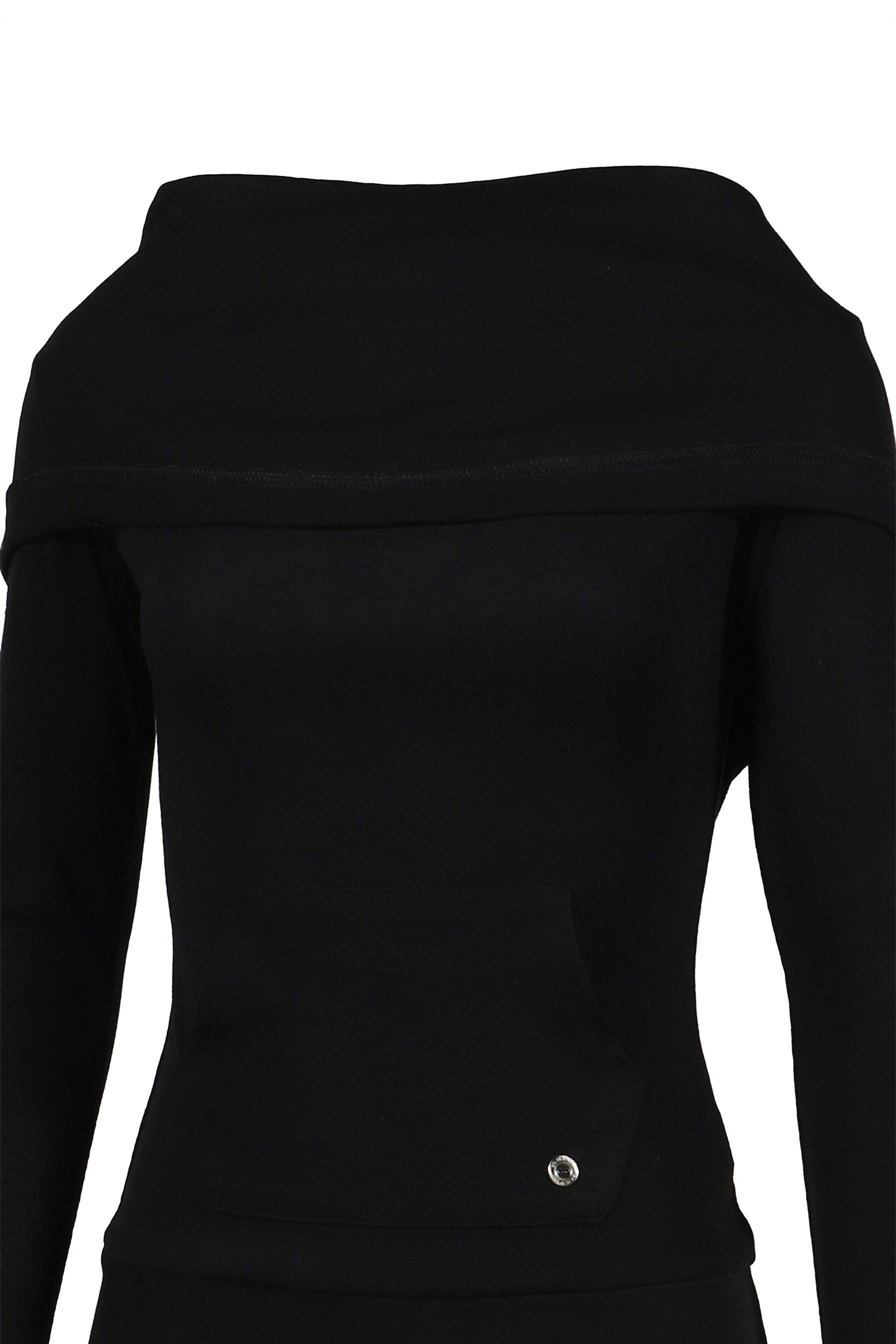 SOFT COWL HOOD T / BLK