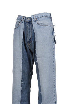 REMAKE WIDE DENIM PANTS / ASSORTED 