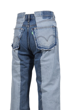 REMAKE WIDE DENIM PANTS / ASSORTED 