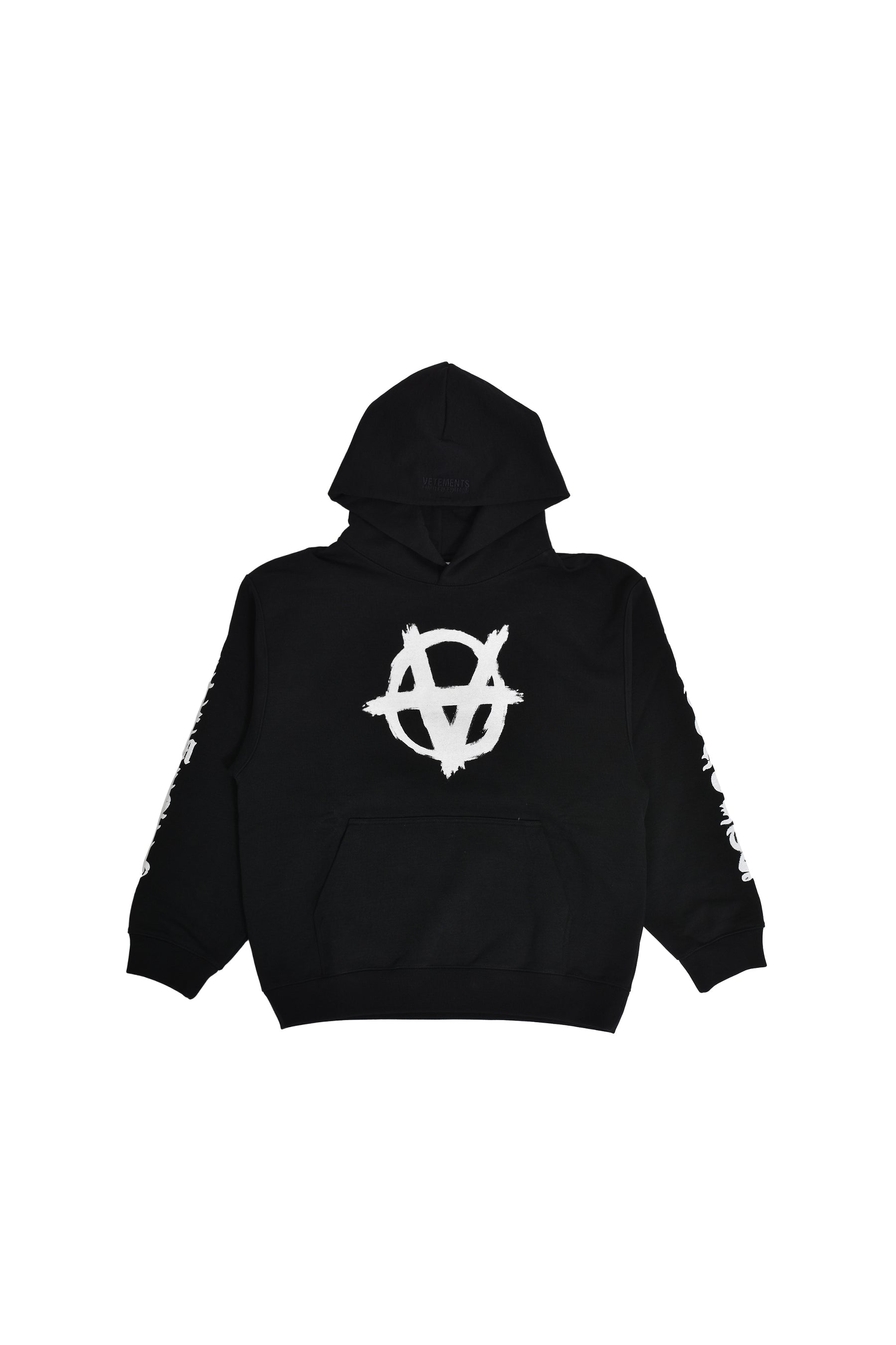 KIDS DOUBLE ANARCHY HOODIE / BLK