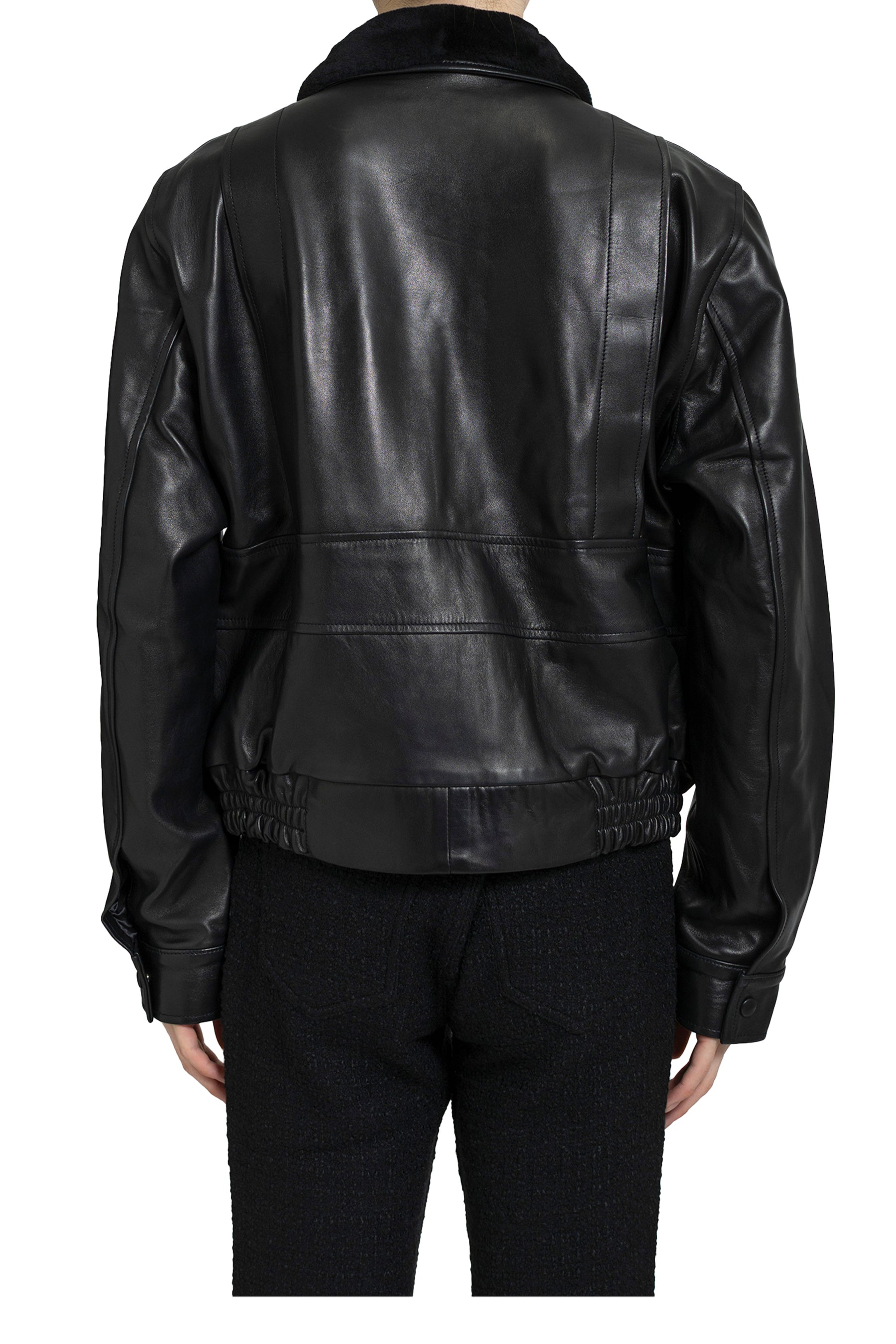 ERNEST W. BAKER アーネストベイカー FW25 AVIATOR LEATHER JACKET