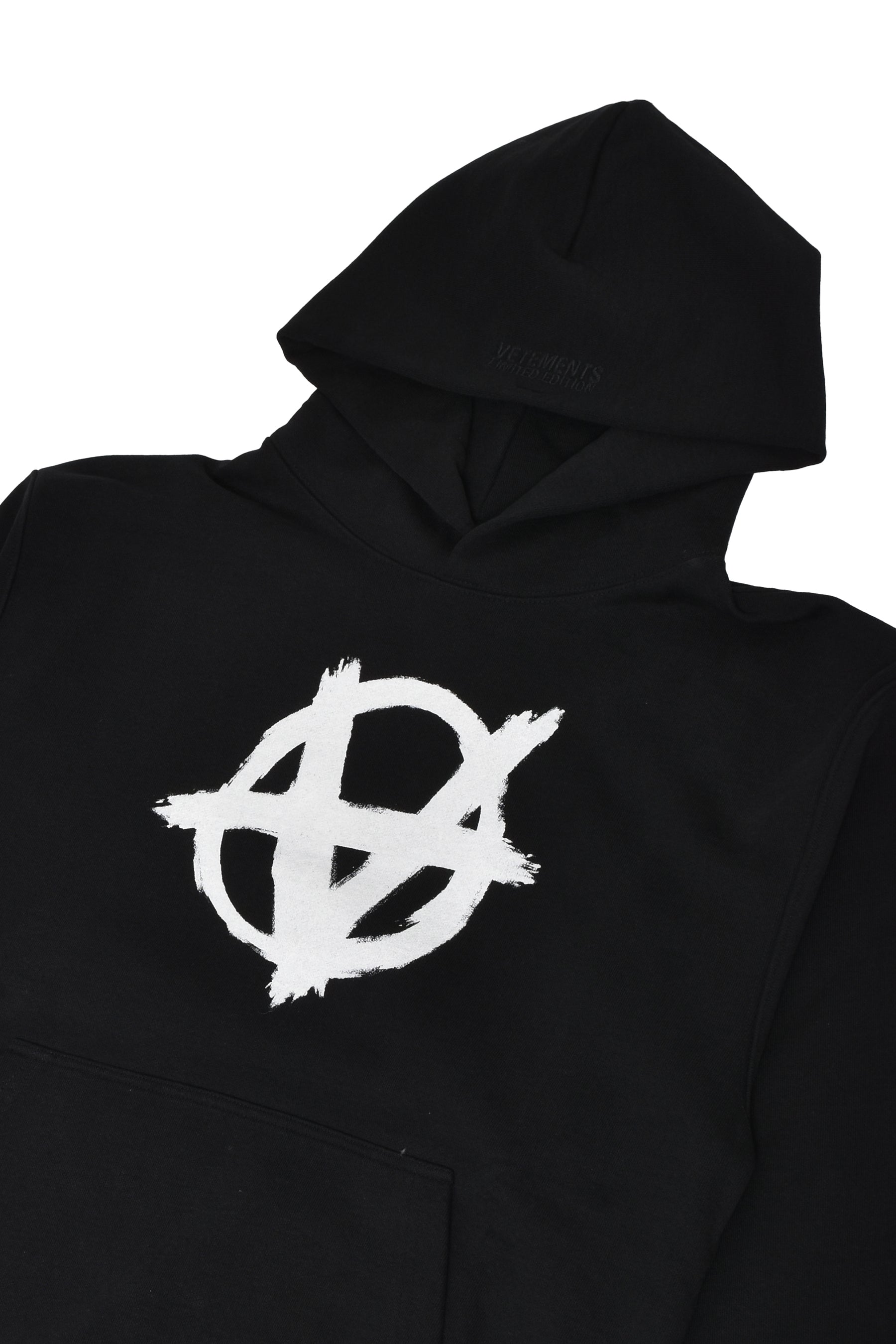 KIDS DOUBLE ANARCHY HOODIE / BLK