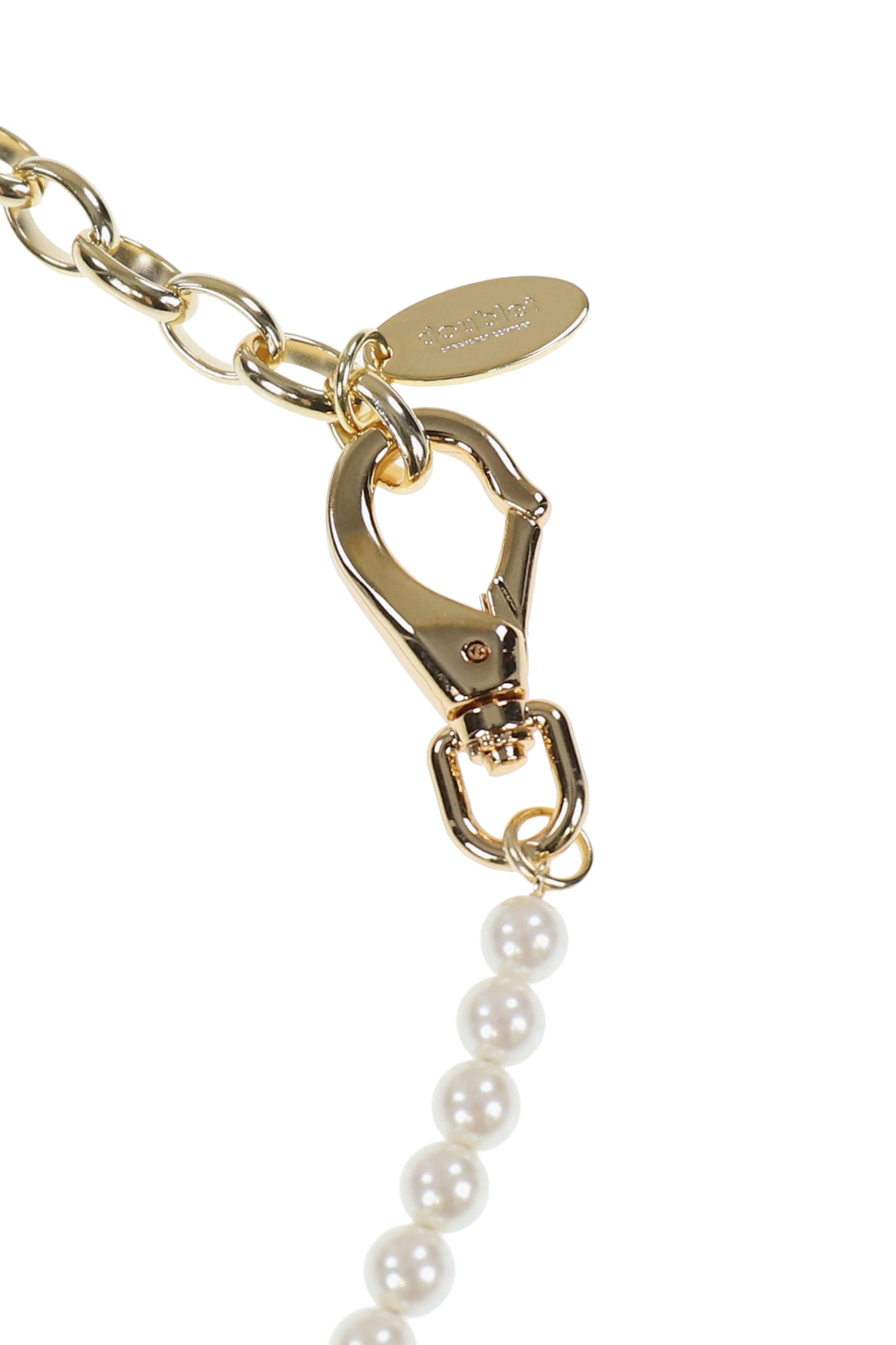 AIR CARBON CHOKER NECKLACE / GOLD
