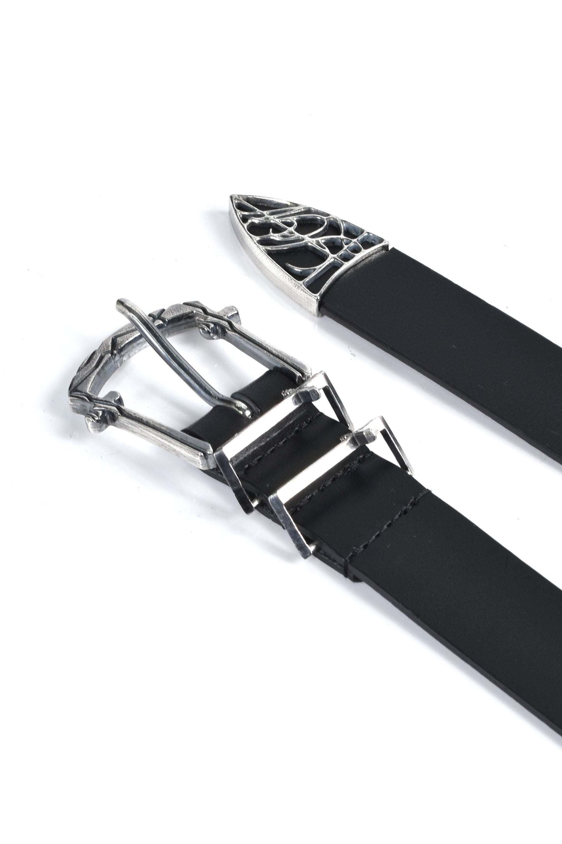 LAST NEST ラストネスト SS26 CRACKED CROSS BELT / BLK - NUBIAN ヌビアン