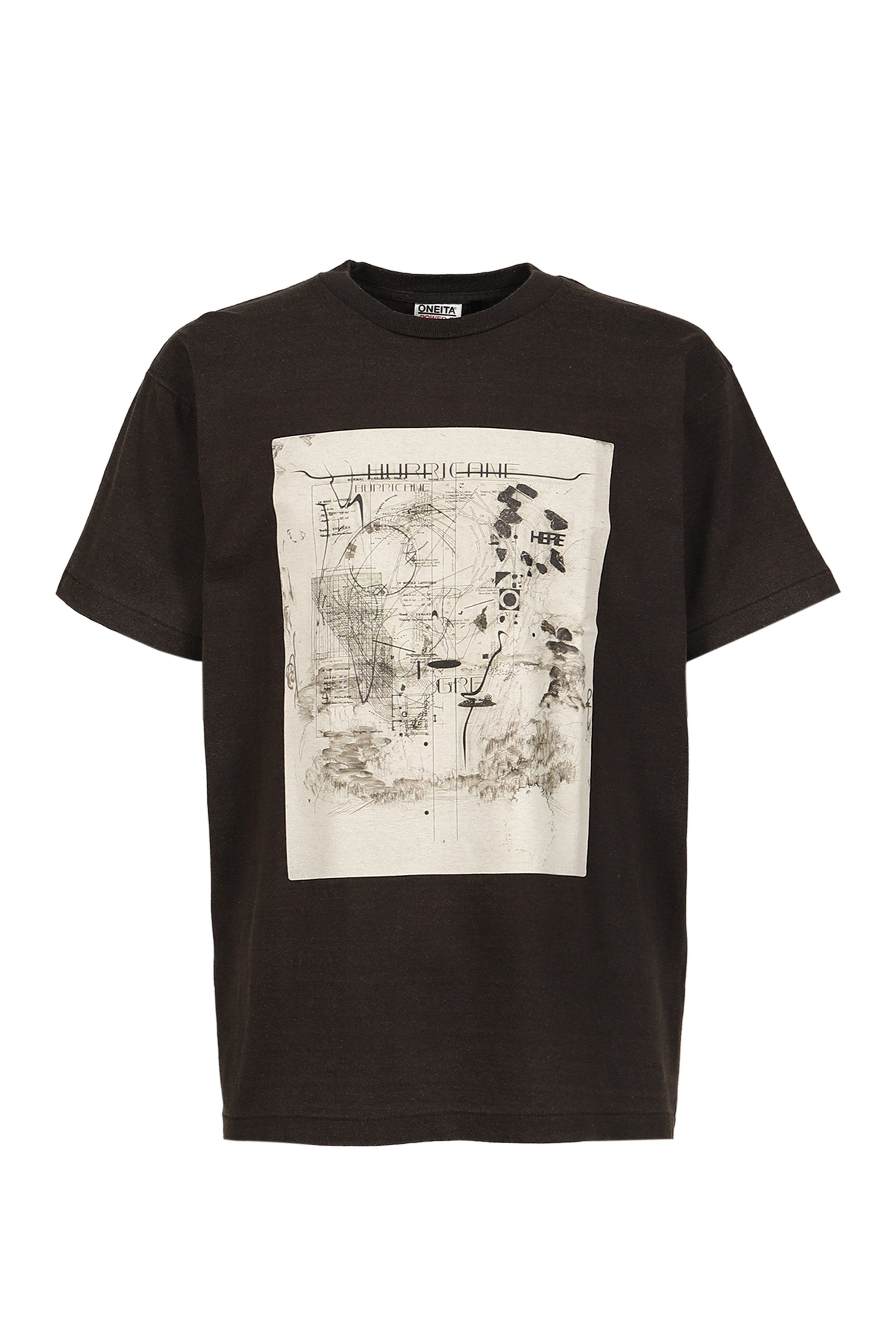 RISE UP THE VALLEY LIKE A HURRICANE TEE / BLK