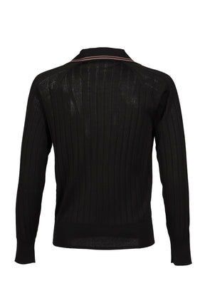 ROOTS POLO SHIRT / BLK