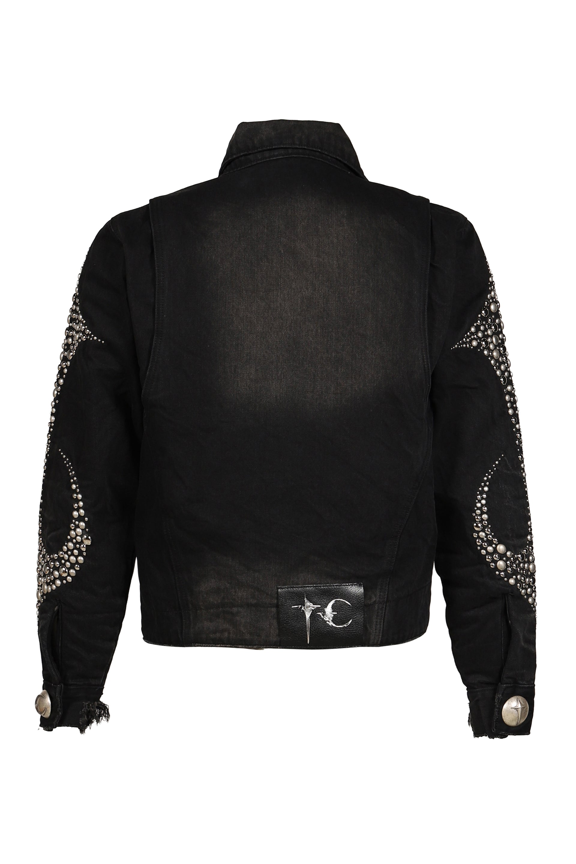 IRON STEEL FOCUS DENIM JACKET / BLK