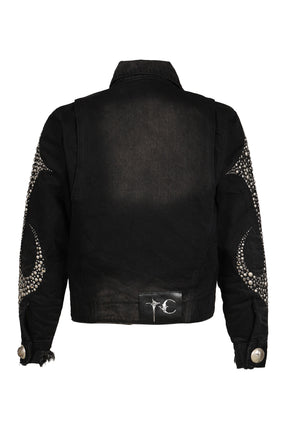 IRON STEEL FOCUS DENIM JACKET / BLK