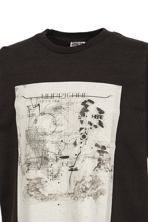RISE UP THE VALLEY LIKE A HURRICANE TEE / BLK