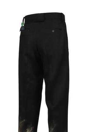 doublet MUD-HAND-PAINTED TAILORED TROUSER / BLK