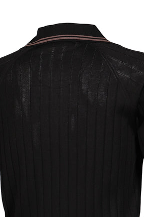 ROOTS POLO SHIRT / BLK