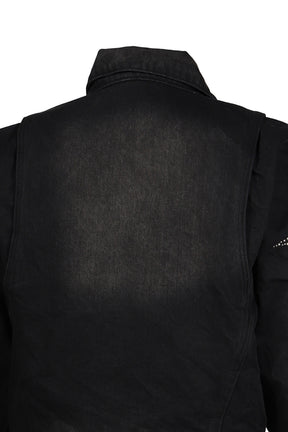 IRON STEEL FOCUS DENIM JACKET / BLK