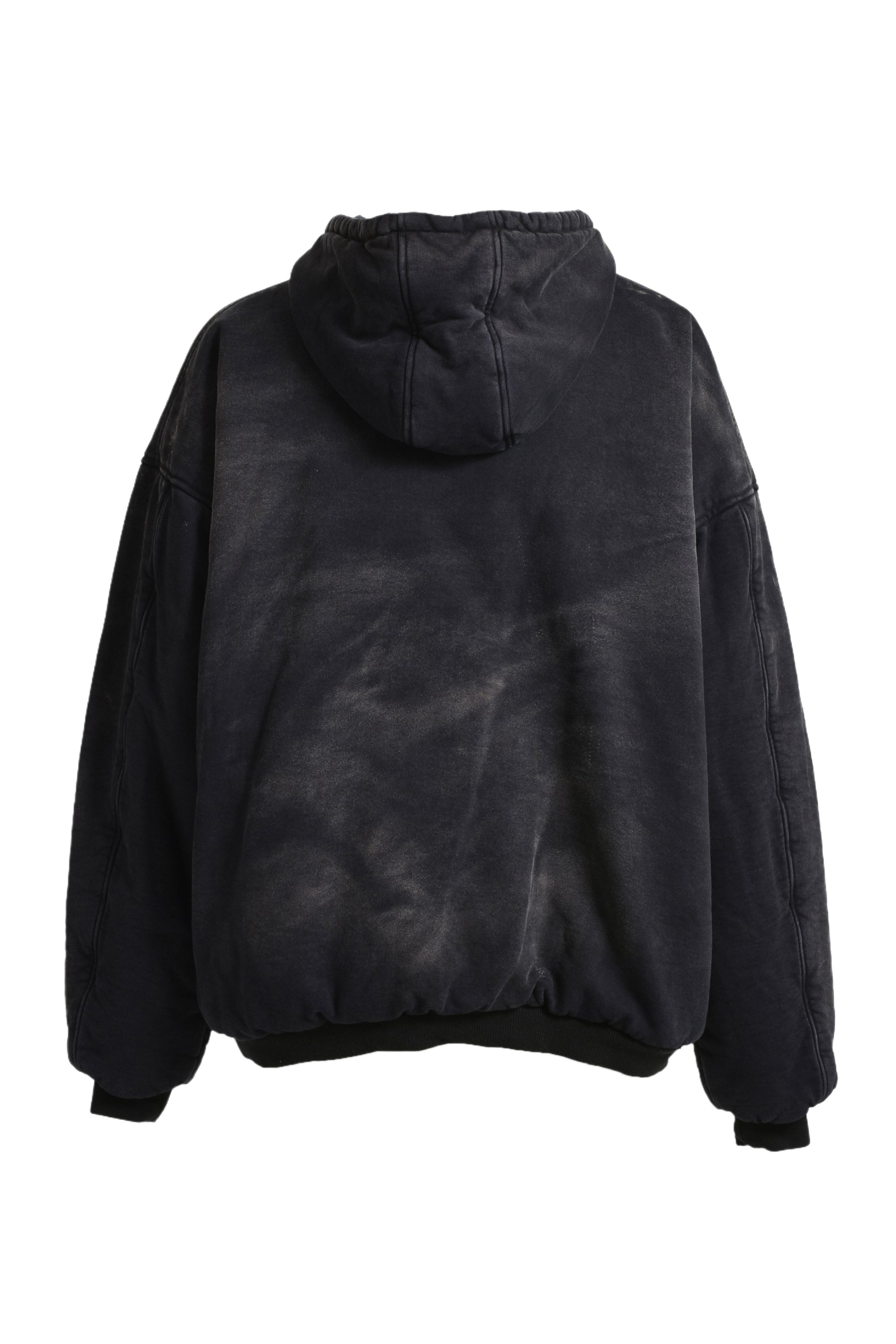 REVERSIBLE HOODIED BLOUSON / BLK