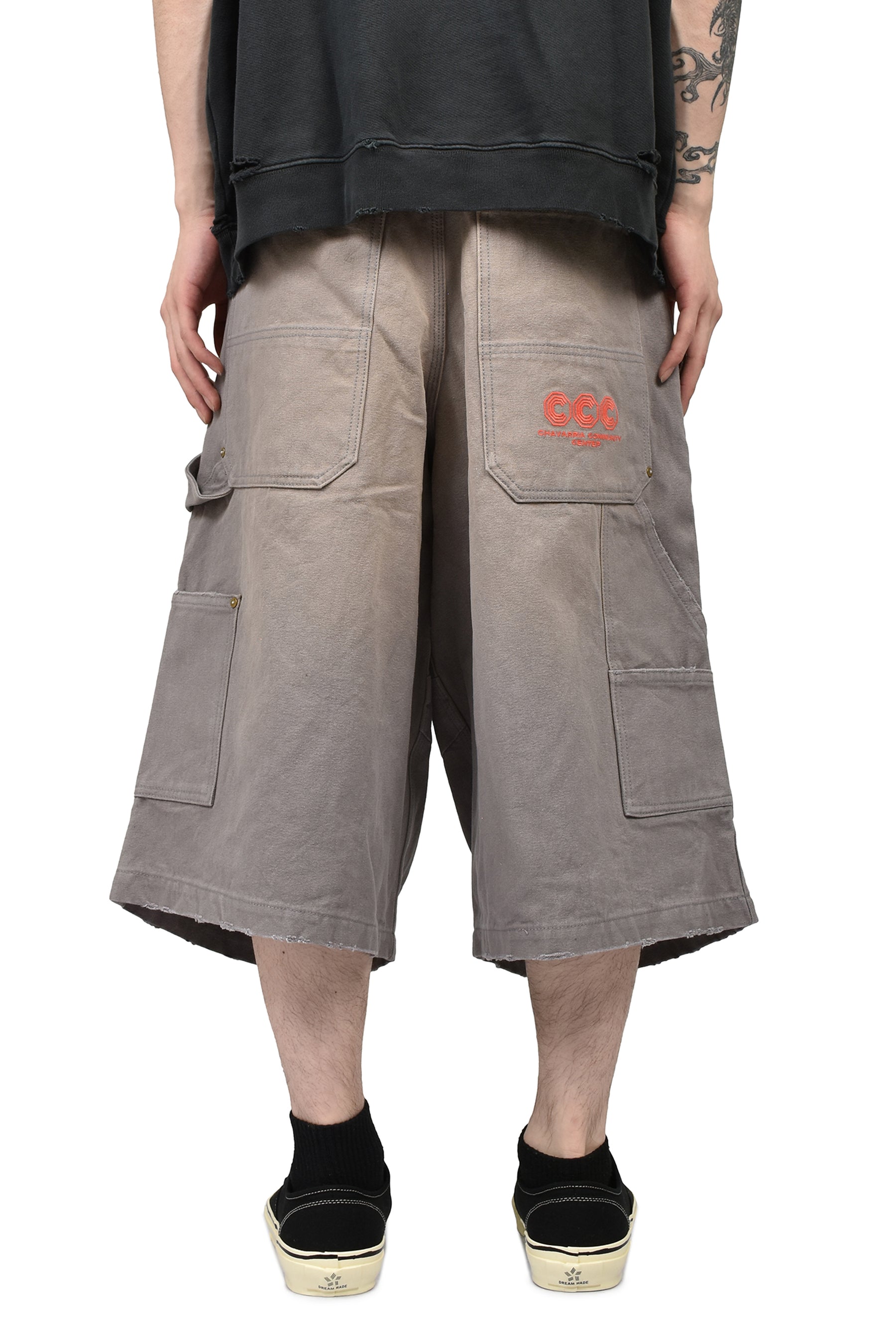STOCKTON DBL KNEE SHORT / CONCRETE