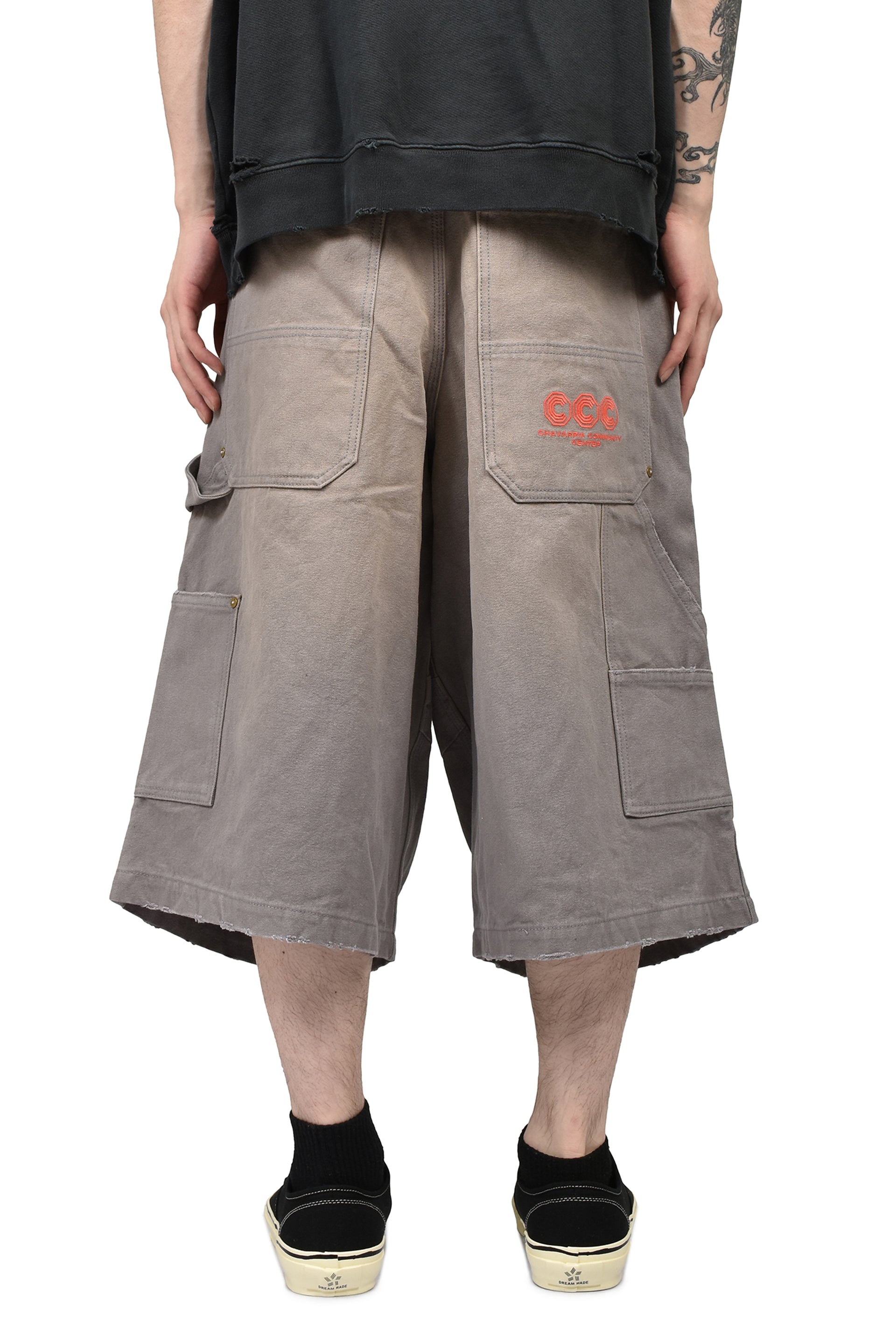 STOCKTON DBL KNEE SHORT / CONCRETE