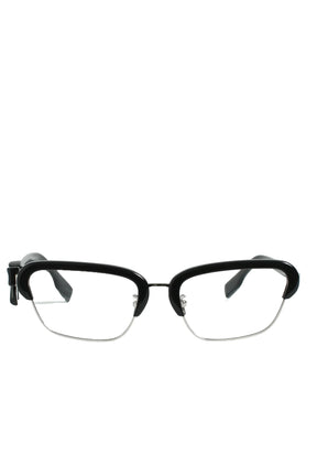 BOW-ADORNED TEMPLE GLASSES / BLK